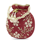 Maroon Potli Bags Valentines gift for her image 4