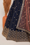Heavy Georgette With Embroidery & Sequence Work Lehenga Blouse With Dupatta image 4