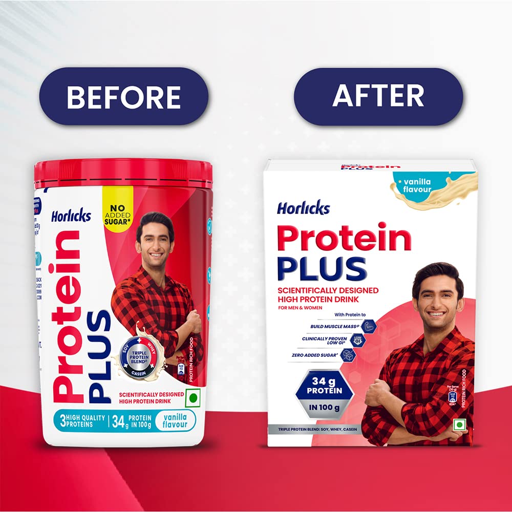 Horlicks Protein Plus Health and Nutrition - 400 gm image 4