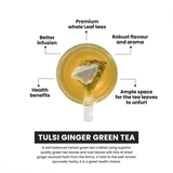 Chai Spa Tulsi Ginger Green Tea - 20 teabags image 4