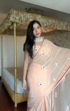 Georgette With Rabit Gamthi Work Saree image 5