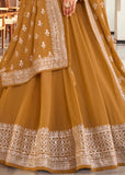Blooming Georgette Embroidery Work Salwar Kameez Dupatta image 4