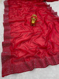 Women's Rangoli Silk Saree With Blouse image 4
