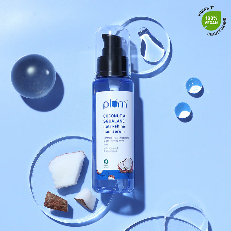 Plum Coconut & Squalane Nutri-Shine Hair Serum - 75 ML image 3