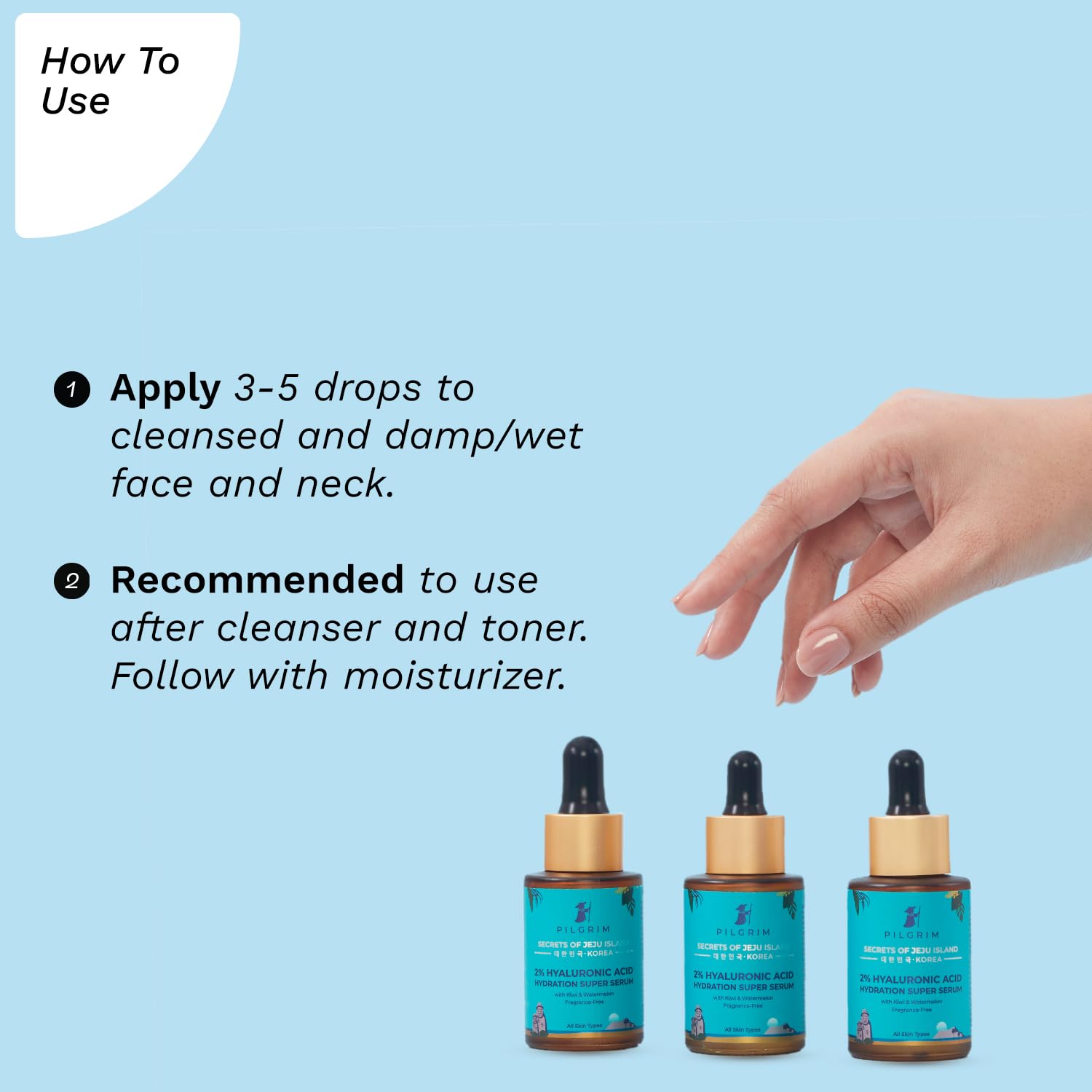 Pilgrim 2% Hyaluronic Acid Hydration Super Serum - 30 ml image 4