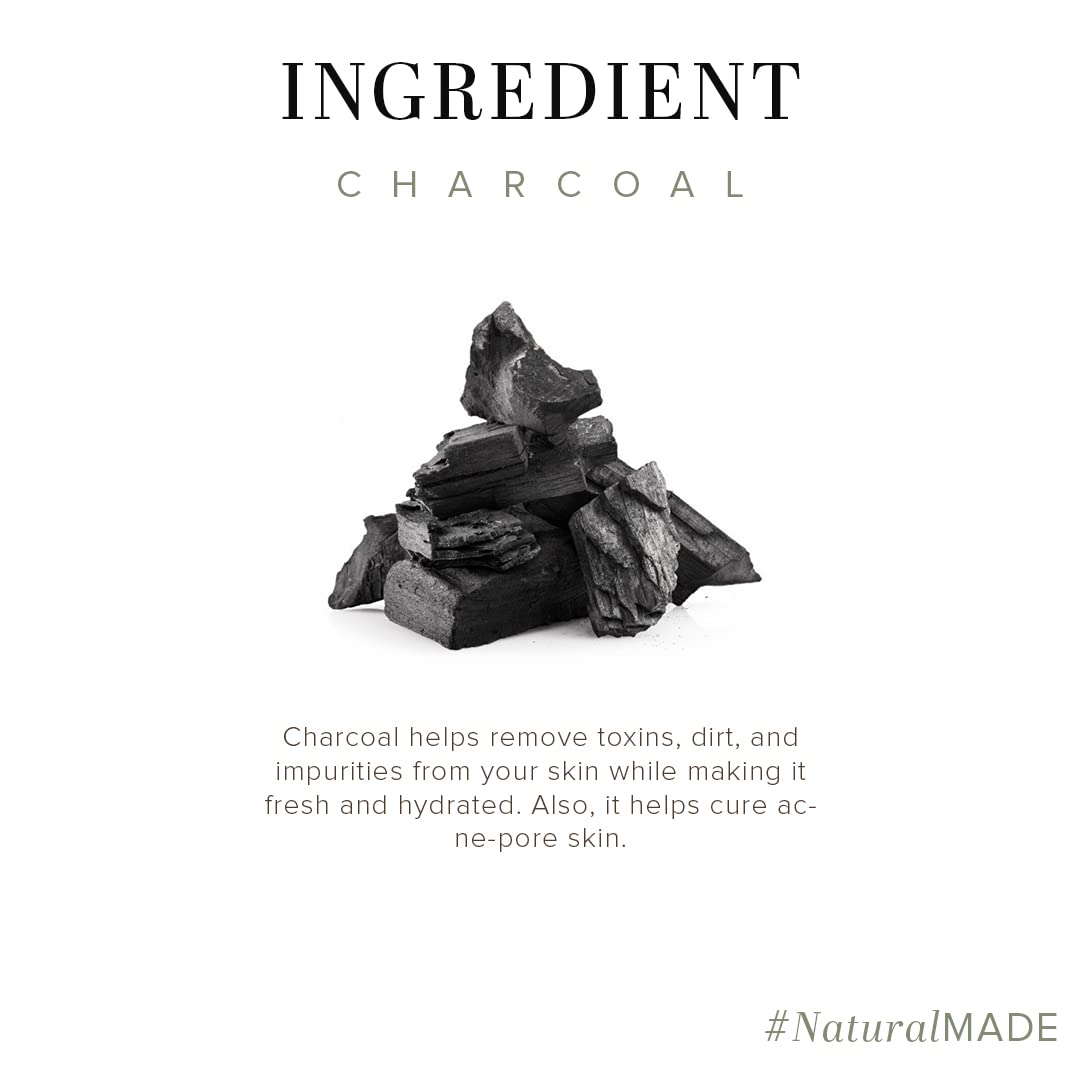 Khadi Natural Herbal Natural Charcoal Soap Pack of 3 (125gm*3) (375gm) image 4