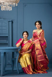 Soft Lichi Silk Jacquard Work Saree image 4