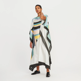 Soft Silk Crepe Kaftan, Beach Wear Caftan image 4