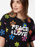 Peace Women Oversized T-Shirts image 4