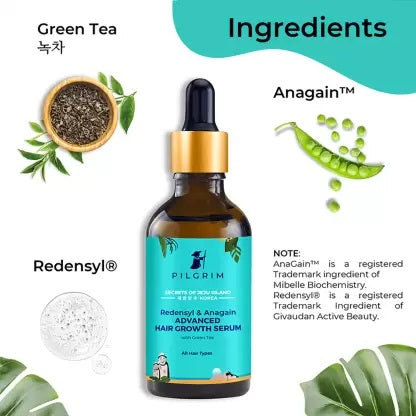 Pilgrim Redensyl & Anagain Advanced Hair Growth Serum - 30ml image 4