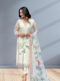 Tabbi Silk With Digital Prints Top Bottom With Dupatta image 4
