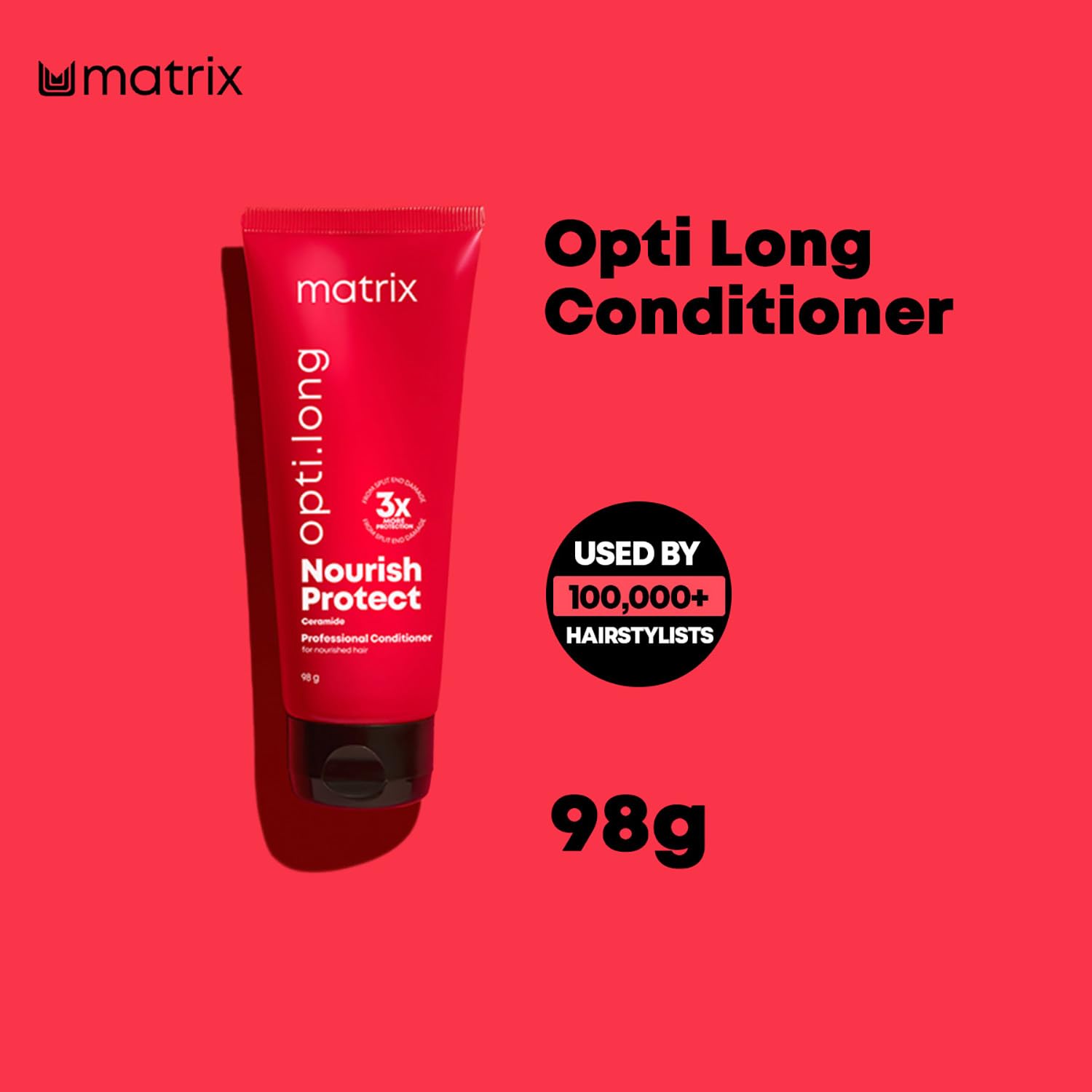 Matrix Opti Long Nourish Protect Nourishing Conditioner Ceramide - 98 gm image 3