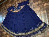 Premium Georgette With Double Ruffle Layers Lehenga Choli image 4