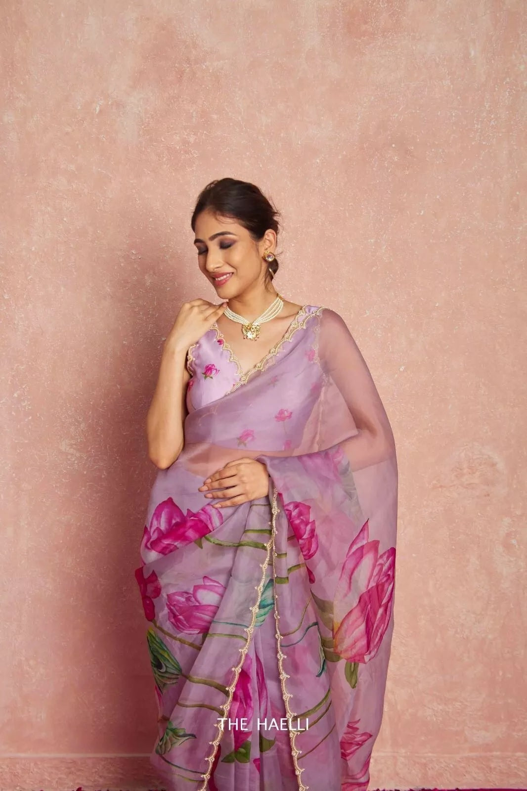 Soft Organza Saree & Blouse image 4