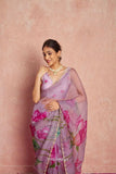 Soft Organza Saree & Blouse image 4