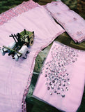 Soft Mono Net With Heavy Sequence Embroidery Work Lehenga Blouse & Dupatta image 4