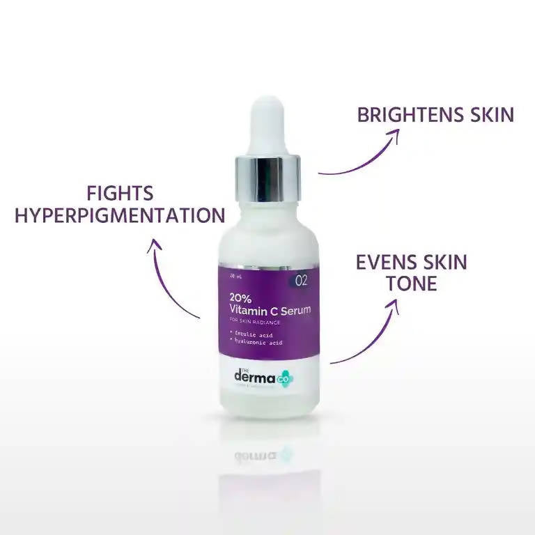The Derma Co 20% Vitamin C Serum for Skin Radiance - 20 ml image 3
