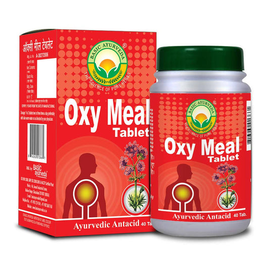 Basic Ayurveda Oxy Meal Tablets - 40 Tablets image 1