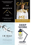 Combo Set of 4 Books ( Mountain is you + Can't Hurt Me+Ikigai+Deep Work) PPRBCK image 1