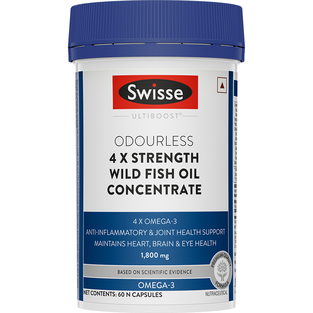Swisse 4X Fish Oil Omega 3 - 60 Capsules image 1
