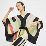 Women's Stripped Printed Kaftan Coord Sets J5641 image 5