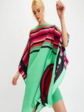 Striped Chelsea Georgette Short Kaftan Top For Women J5646 image 6