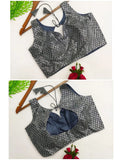 Chinon Silk Sequence Work Blouse image 4