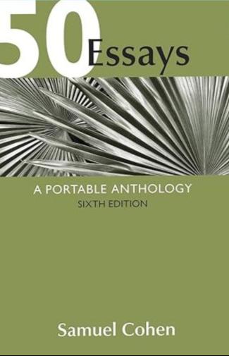 50 Essays: A Portable Anthology ISBN: 9781959851738 ISBN 9781959851738 Paperback bookcover – AVRBOOKS