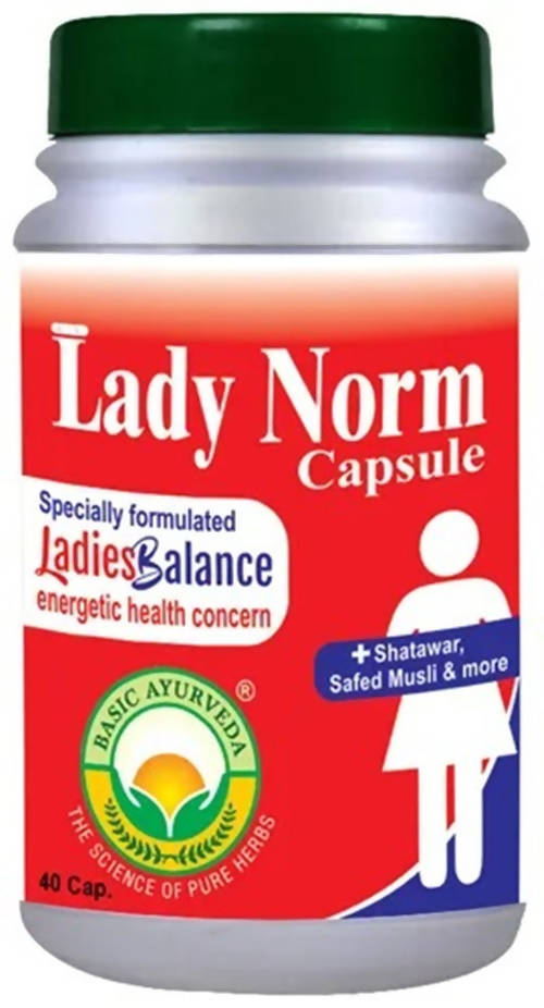 Basic Ayurveda Lady Norm Capsule - 40 Capsule image 2