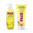 PLIX  Pineapple Glow Duo, Depigmentation Face Wash (100 ml)Lactic Acid Exfoliating Body Wash (236 ml) Combo image 1