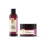 Pilgrim Vino Basic Face Care Combo   Red Vine Extract Face Wash 100ml, Day Cream SPF 30 50gm image 1