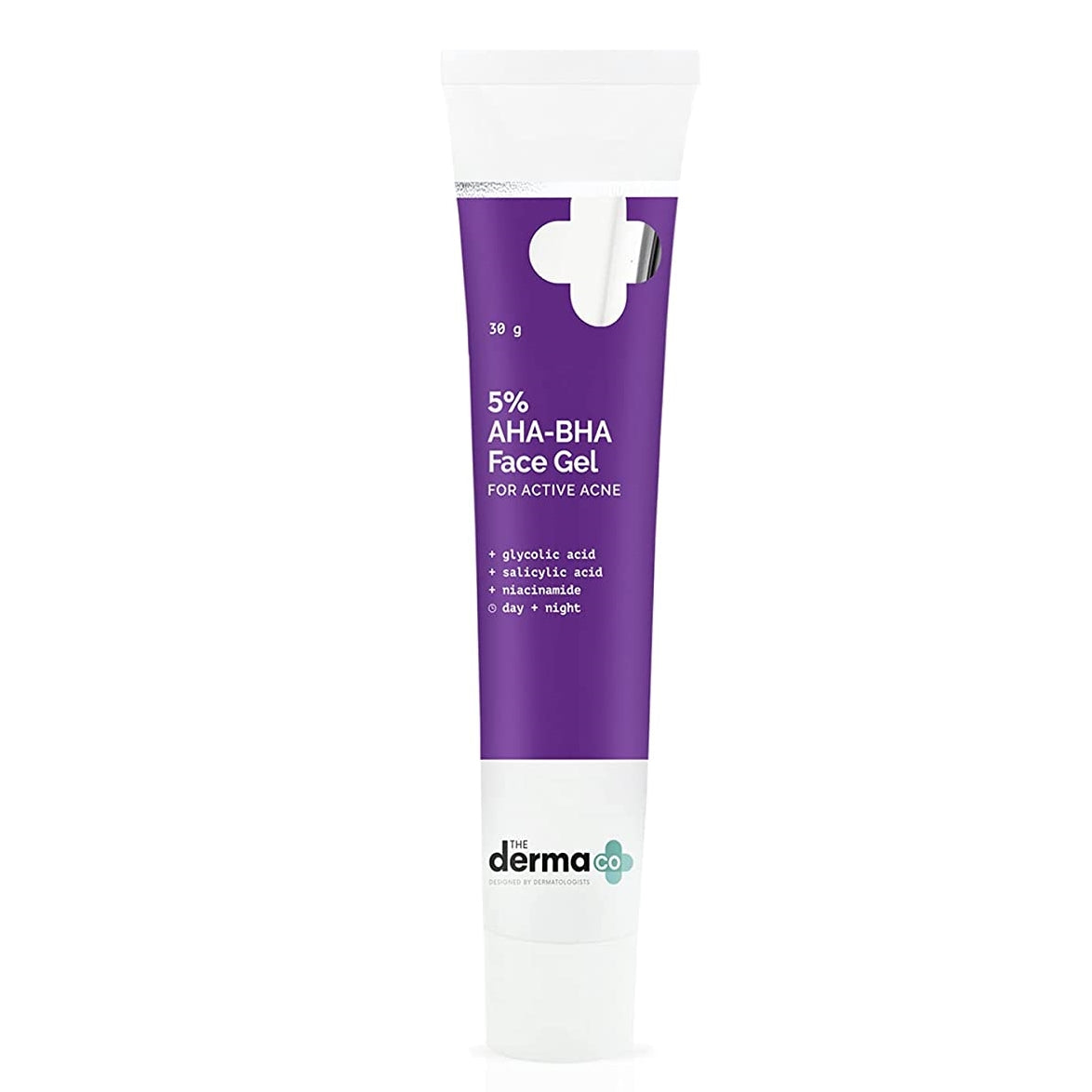 The Derma Co 5% AHA-BHA Gel for Active Acne - 30 gms image 1
