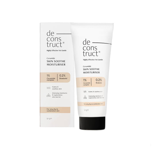 Deconstruct Skin Soothe Moisturizer  | 1% Ceramides + 0.2% Bisabolol | 50 gm image 1