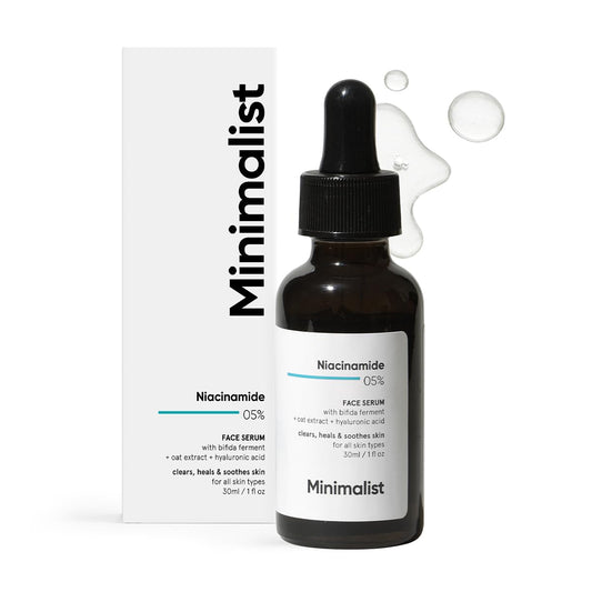 Minimalist Barrier Repair Niacinamide 5% Face Serum for Clear Glowing Skin-30ml image 1