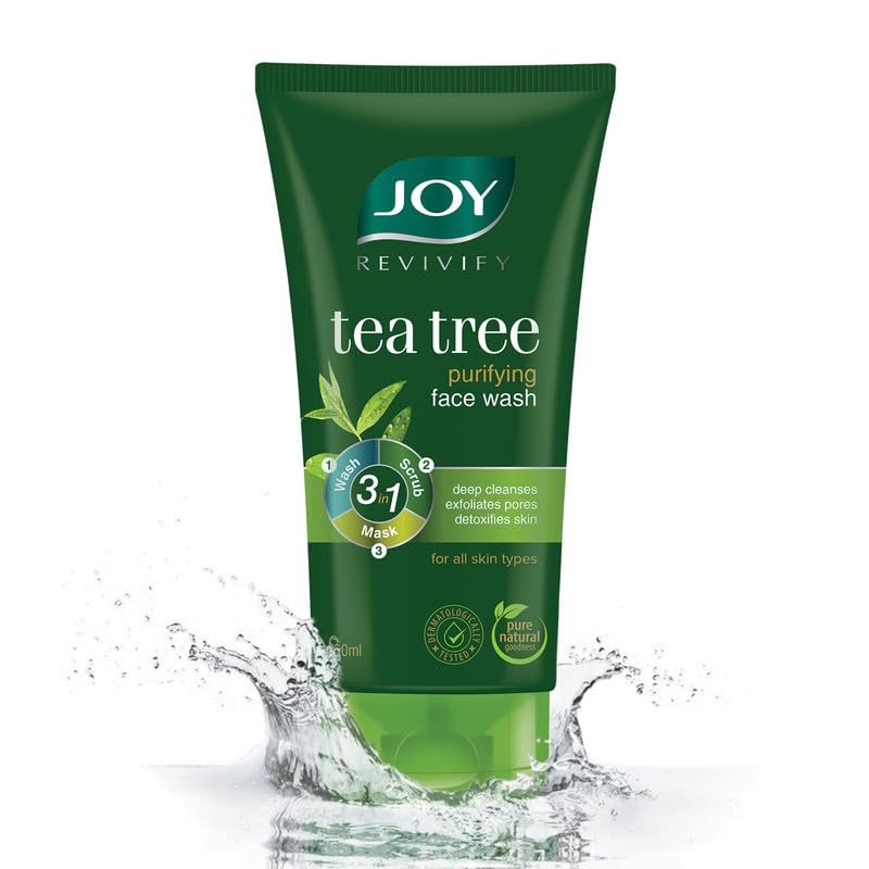 Joy Tea Tree Purifying Natural Face Wash (150ml) image 1