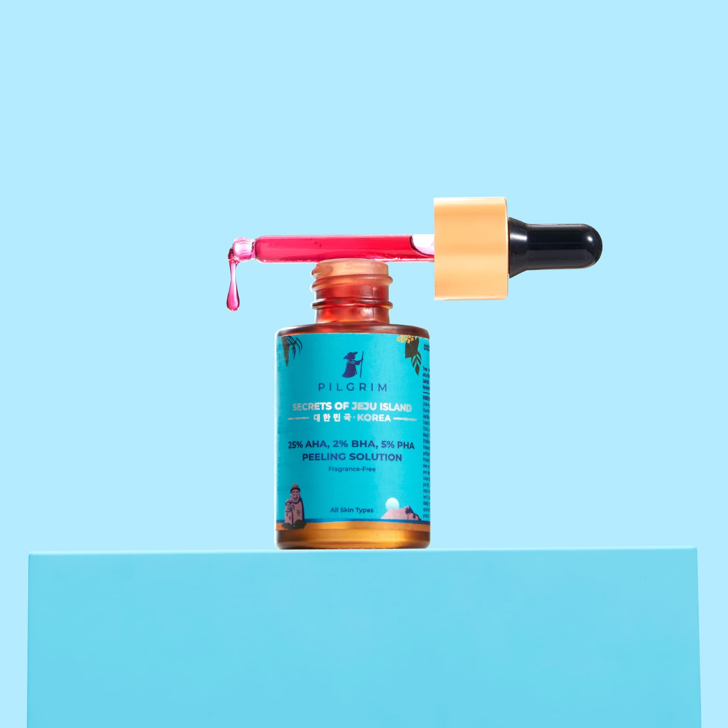 Pilgrim 25% AHA + 2% BHA + 5% PHA Peeling Solution for Face Pigmentation -30 ml image 5