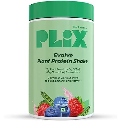 Plix Evolve Plant-Based Protein Powder - 1 kg | Premium Vegan Protein Blend for Daily Nutrition image 1