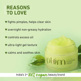 Plum Green Tea Renewed Clarity Night Gel Moisturizer With Glycolic Acid  :- 50 gm image 2