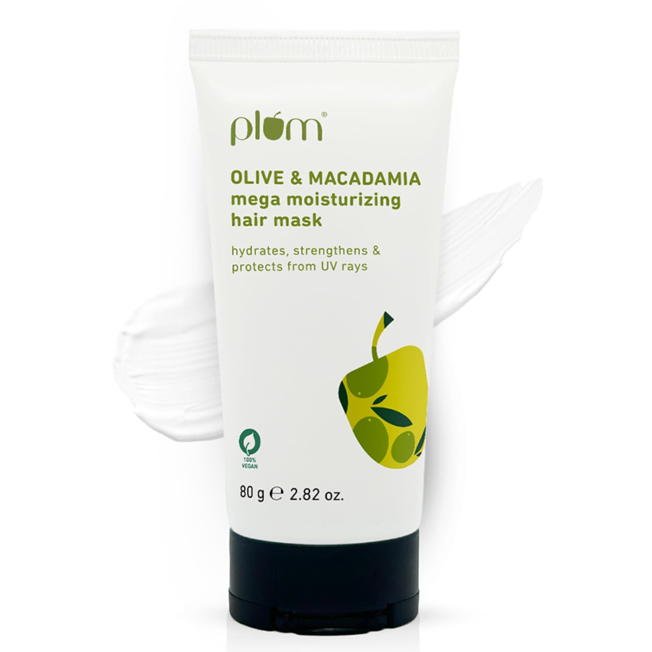 Plum Olive Hair Mask For Damaged Hair Coloured Hair, Salon Treated Hair :-250Gm image 1