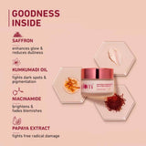 Plum Saffron & Kumkumadi Oil Daily Glow Bright Moisturizing Cream Moisturizer To Brighten Skin :- 50 gm image 4