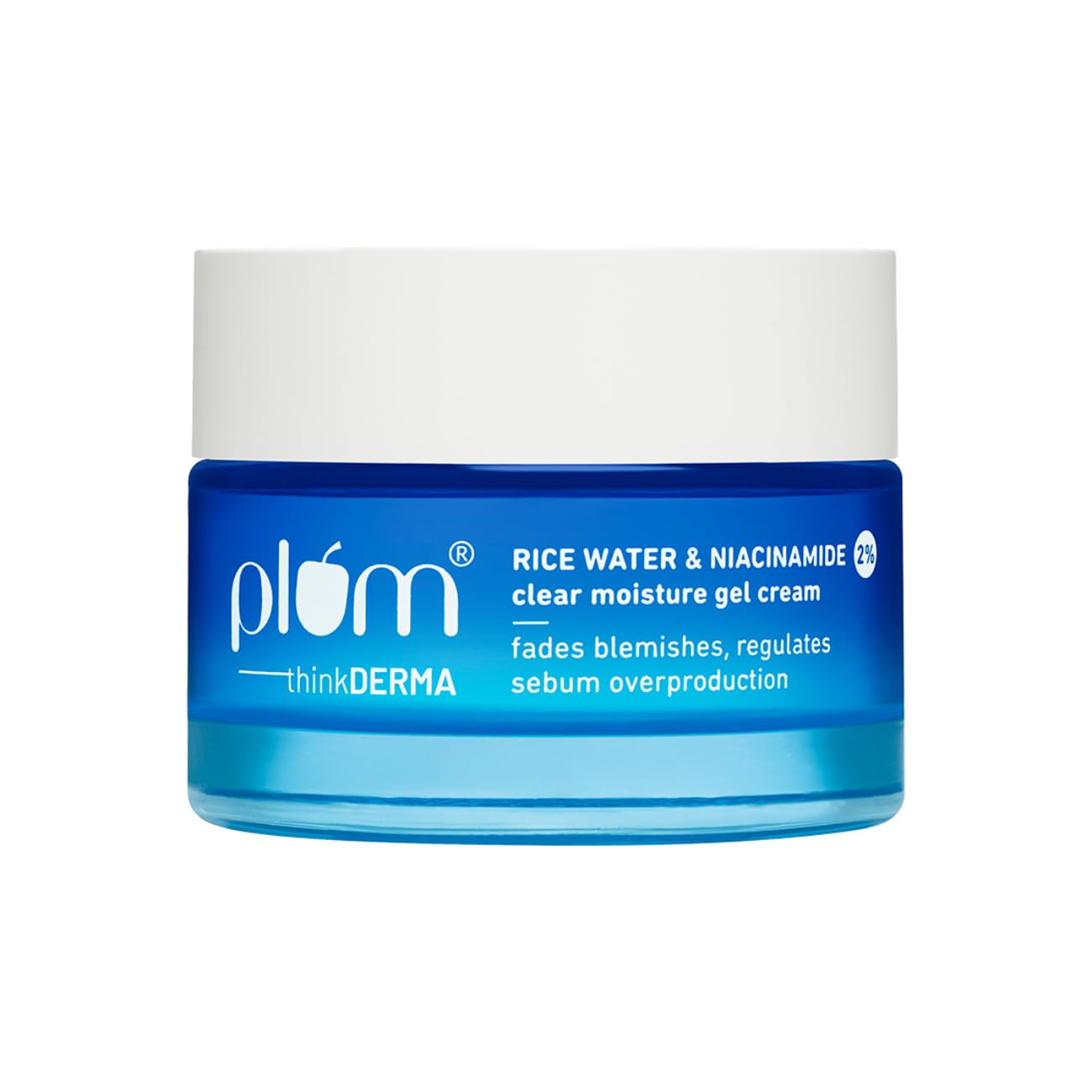 Plum 2% Niacinamide & Rice Water Super Light Gel Cream Moisturizer for Face Oil-Free Hydration :-  15 GM image 2