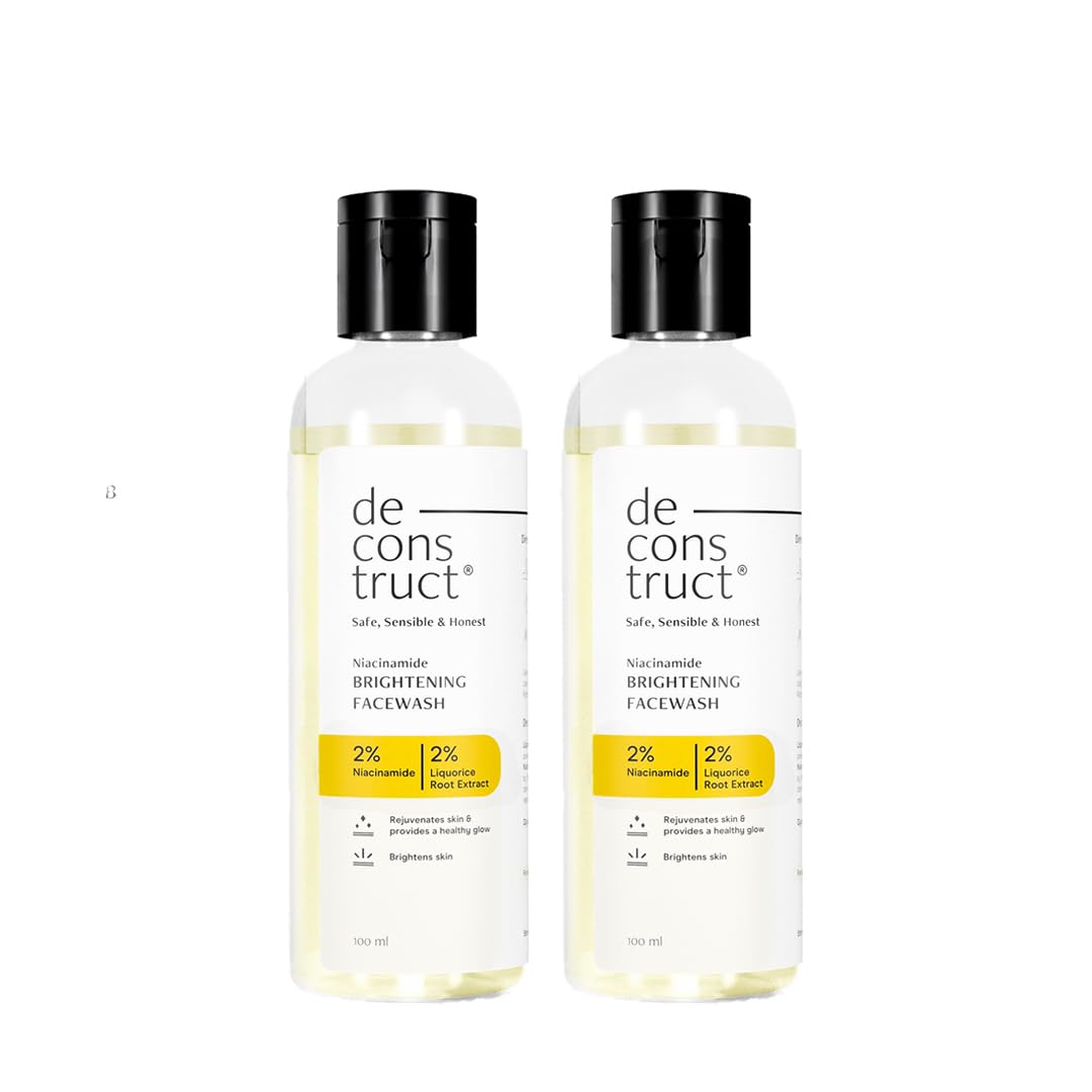 Deconstruct Niacinamide Brightening Facewash  -100 ml image 2
