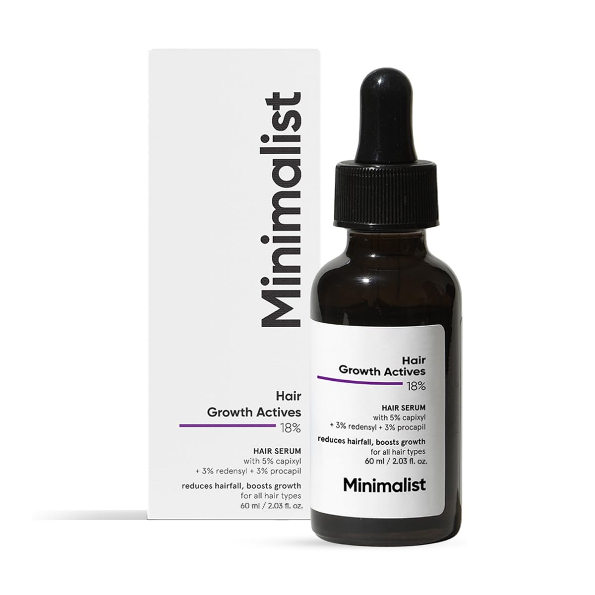 Minimalist Hair Growth Serum With 3% Redensyl, 3% Anagain, 3% Procapil- 30 ml image 2