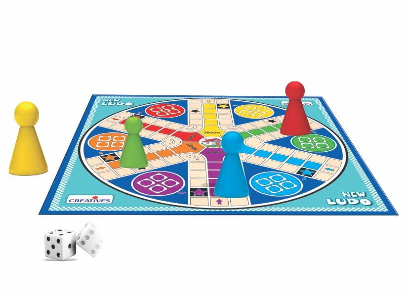 Creative's New Ludo Board Game (Multicolor, 25 Pieces) image 2