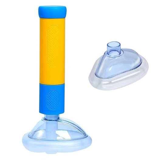 Anti Choking Device, Choking Rescue Device for Kids and Adults with 2 Mask, Portable image 1