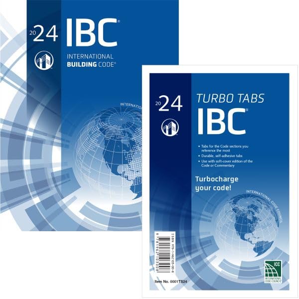 Book cover of 2024 International Building Code & Tab Combo Paperback – January