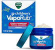 Vicks Children's VapoRub, Topical Cough Suppressant and Analgesic, Relieves Coughs and Minor Aches and Pains, Clinically Proven, Starts Working in Minutes for Fast Relief, For Children Ages 2+, 1.76oz