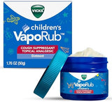 Vicks Children's VapoRub, Topical Cough Suppressant and Analgesic, Relieves Coughs and Minor Aches and Pains, Clinically Proven, Starts Working in Minutes for Fast Relief, For Children Ages 2+, 1.76oz