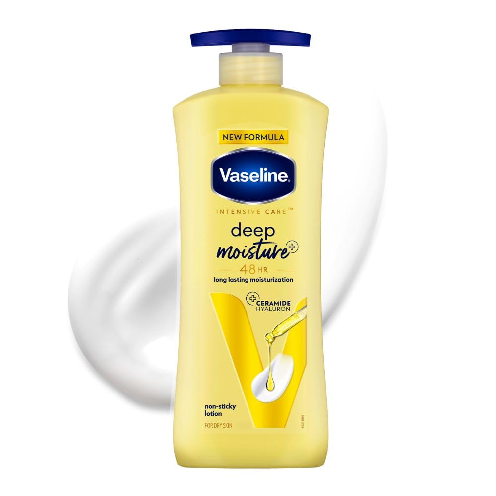 Vaseline Deep Moisture Body Lotion | For Dry Skin 600ml image 1