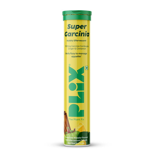 PLIX The Plant Fix Garcinia Bubbly Effervescent  Ginger, Cinnamon -15 tabs image 1